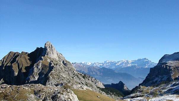 Site d'escalade - Mont Gardy depuis Novel