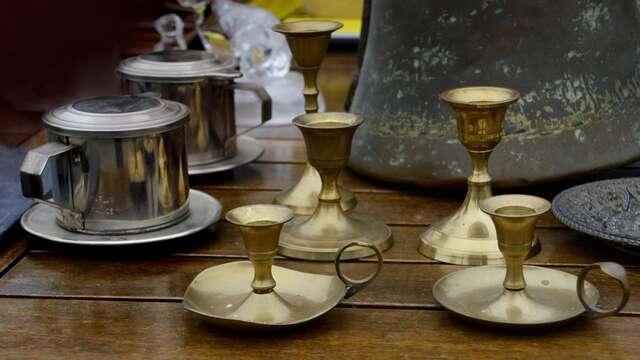 Der Flohmarkt der Domaine Saint Apollinaire