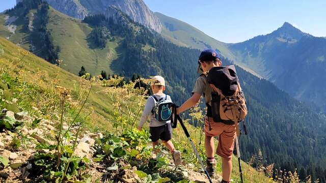 Supervised trekking my first bivouac