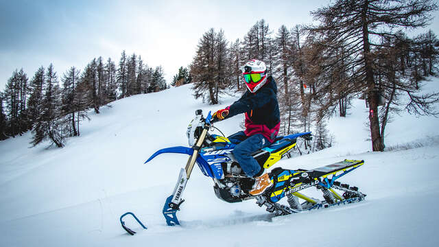 Snowbike avec Motoneiges Evasion