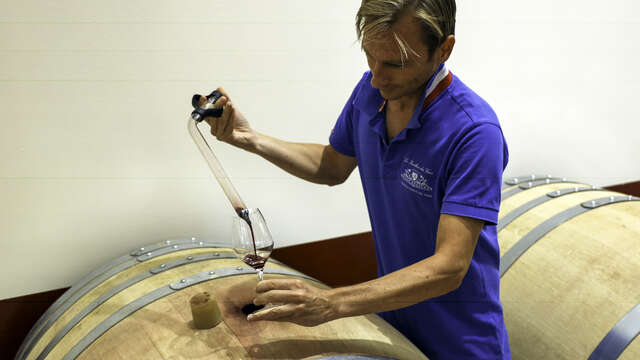 Dégustations à la barrique au Pavillon Bouachon