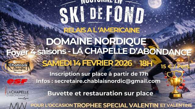 American Relay - Night-time cross-country ski race