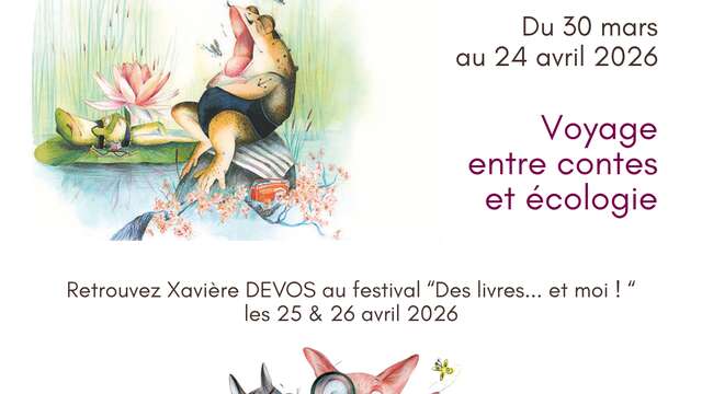 Exhibition of original drawings by Xavière DEVOS, illustrator