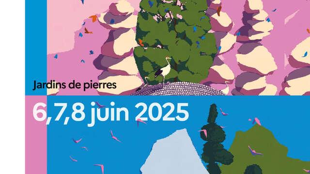 Jardin de pierres et pierres de jardin