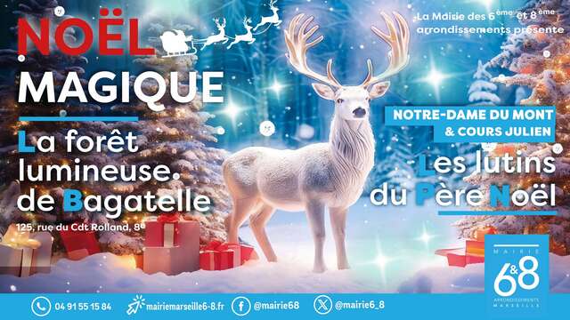 Noël magique - La forêt magique de Bagatelle