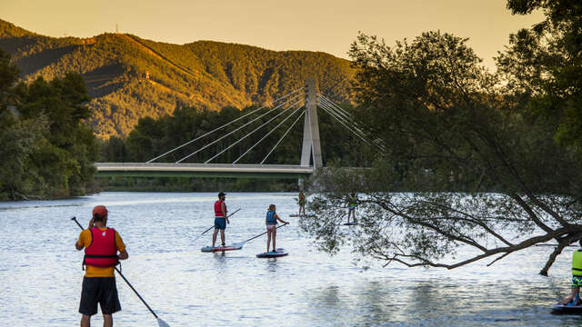 Sunset Paddle avec Durance Nautique