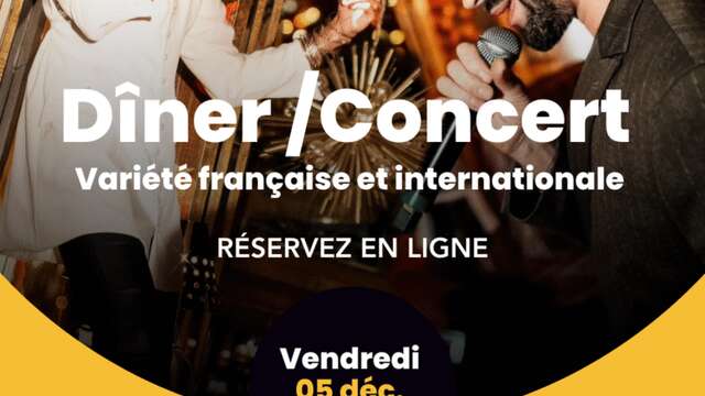 Cena-concierto - Paul y Tony