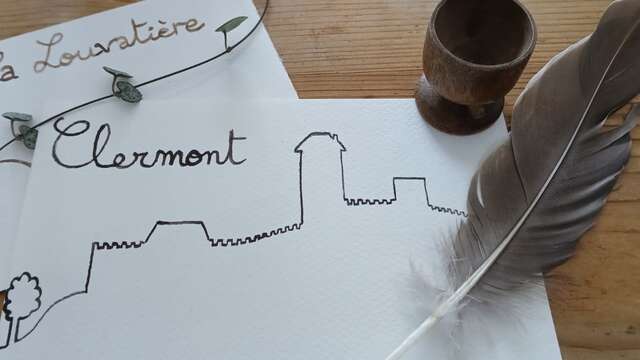 Atelier Skyline calligraphiée