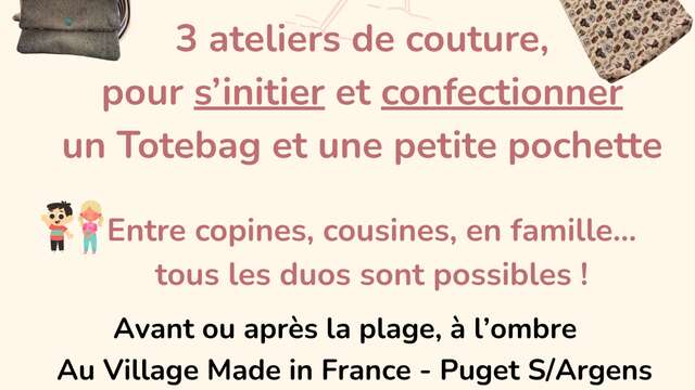 Ateliers de couture créatifs au Village Made In France
