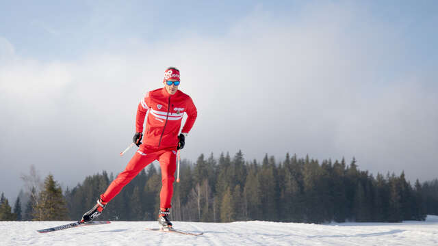 Cours de ski de fond avec l'ESF aux Plans d'Hotonnes
