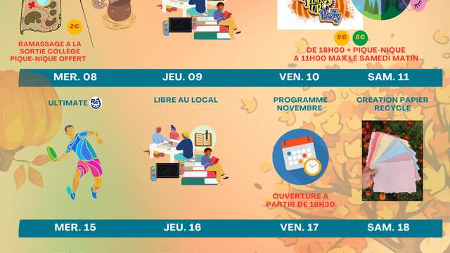 Ré Jeunesse events in Ars-en-Ré - October