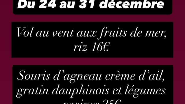 Plats de fêtes à emporter au Maypop