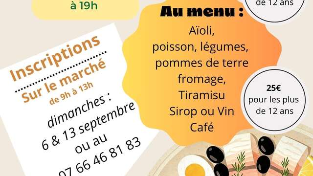Réservez votre aïoli !