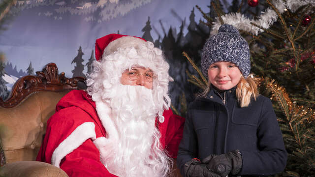Photos souvenir avec le Père Noël