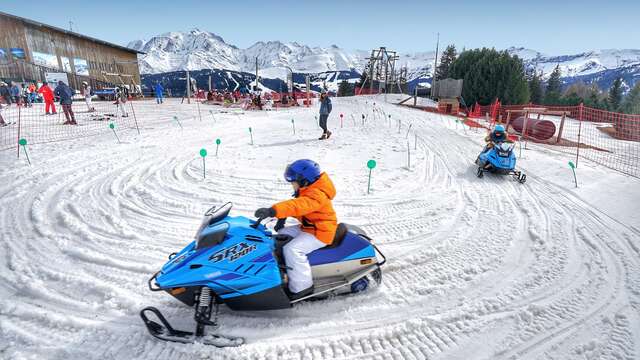 Motoslitta elettrica allo Jaillet