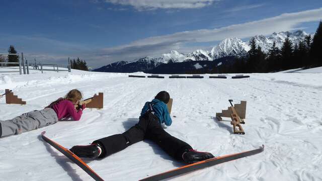 Journée biathlon pour tous au Refuge du Crêt du Poulet