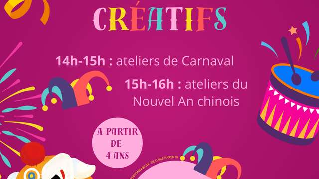 Ateliers créatifs pour enfants