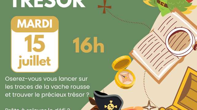 Chasse aux trésors "Sur les traces de la vache rousse"