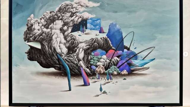 meeting with the artist Russ