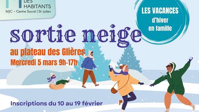 Sortie neige au plateau des Glières