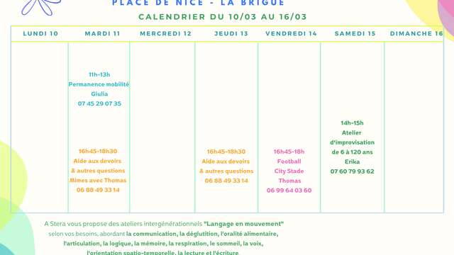 Un calendario Stera