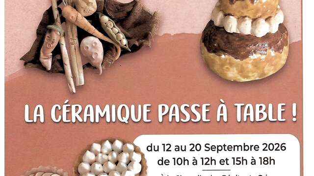 Exposition : La céramique passe à table