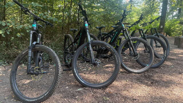 Location de VTT électrique au Parcours Aventure de la Bresse