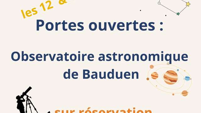 Fête du lac de Sainte Croix - Portes ouvertes de l'Observatoire astronomique de Bauduen