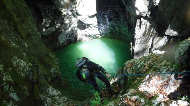 Canyoning dans les gorges de Chailles