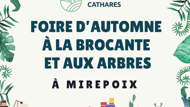 Foire d'automne à la brocante et aux Arbres