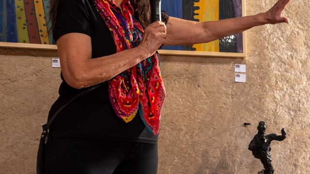 Meeting with the artist