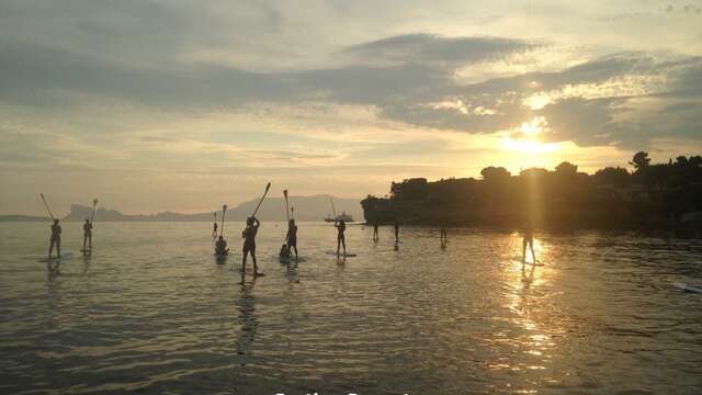 Sunset cruising : Rando paddle au coucher du soleil - L.E.C Surf Club