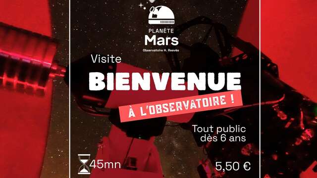 Visite guidée de l'observatoire et de la coupole