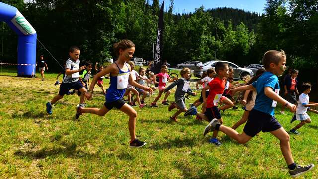 Trail des Mélèzes. Course des enfants