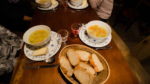 Soupe bûcheronne à l'Estaminet