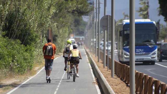 Küsten-Radweg - V65: Hyères > La Londe les Maures