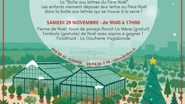 Noël à la pépinière chez Derbez