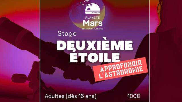 Stage Deuxième Étoile : Approfondir l'astronomie
