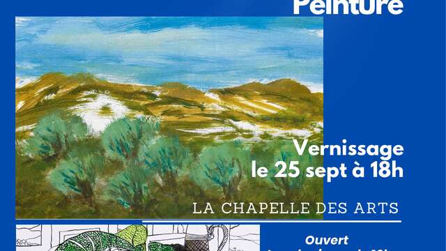 Tentoonstelling in La Chapelle des Arts – Petra Noorlander & Dieter Schierenberg, schilderkunst.