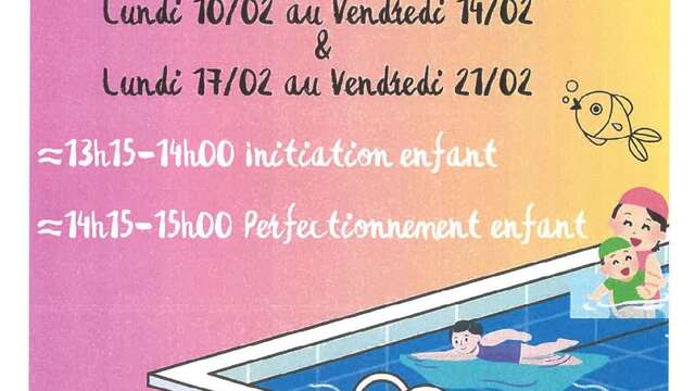 Stage de Natation à la Piscine de Valdeblore