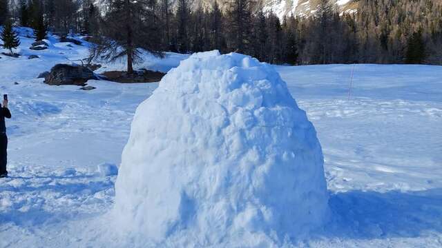 Baue ein Iglu wie die Inuit