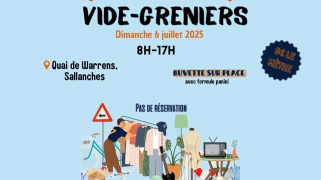 Vide-grenier du basket club de Sallanches