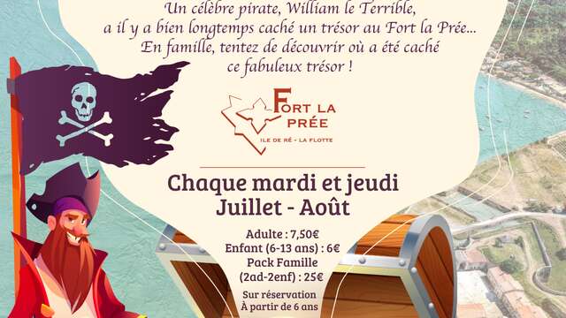 Chasse au trésor au Fort La Prée