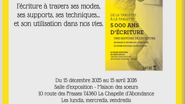 From tablet to tablet" exhibition