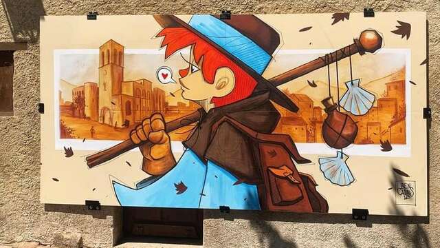 Fresques dans le village