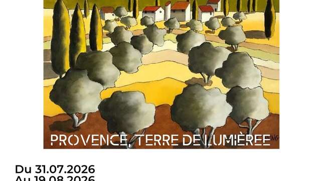Provence, terre de lumières - Painting exhibition of Evelyne Jung