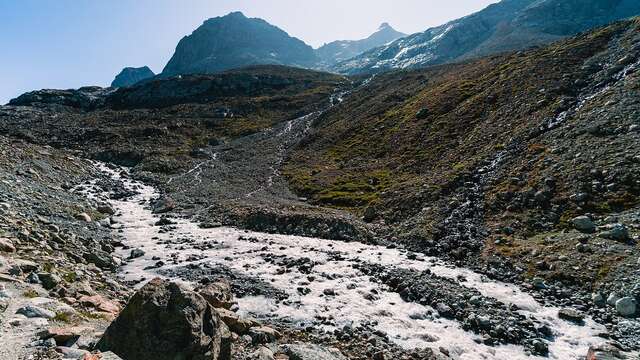 Otemma glacier foreland