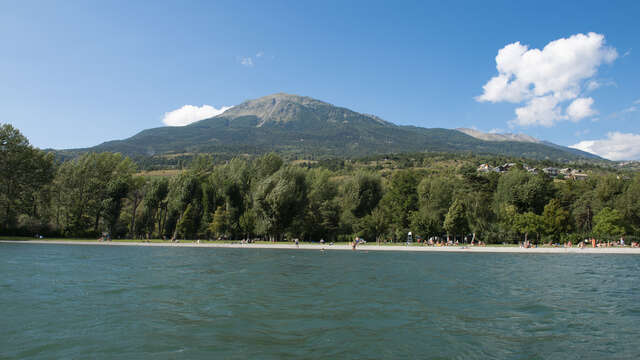 Plage Nord du Plan d'eau d'Embrun