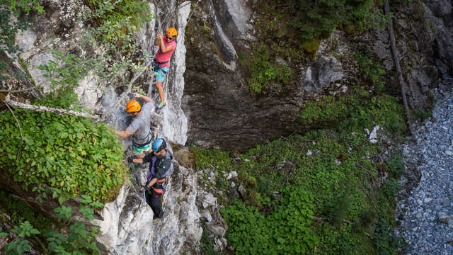 Via Ferrata in the Mauvoisin Gorge