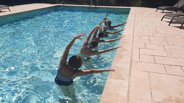 Séances d'été de Pilates et Aquagym avec Pilates & Plus